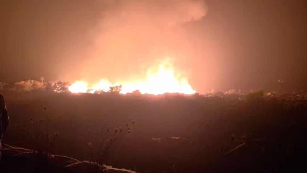 মাতারবাড়ী বিদ্যুৎ কেন্দ্রে আগুন