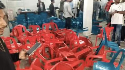 বিএনপি থেকে বহিষ্কার হওয়া প্রার্থীর নির্বাচনি ক্যাম্পে হামলা-ভাঙচুর