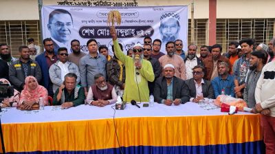 নির্বাচিত হলে মাদকমুক্ত করার অঙ্গীকার শেখ আব্দুল্লাহর