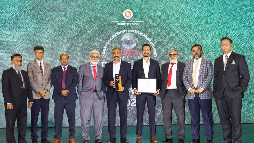 আইডিআরএ ইনস্যুরেন্স এক্সিলেন্স অ্যাওয়ার্ড পেল ইউনাইটেড ইন্স্যুরেন্স