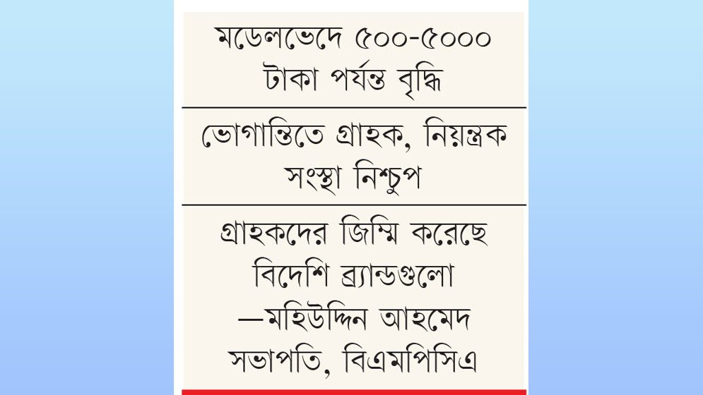 স্মার্টফোনের বাজারে সিন্ডিকেটের থাবা