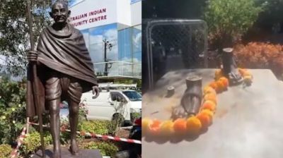 মহাত্মা গান্ধীর ভাস্কর্য চুরি