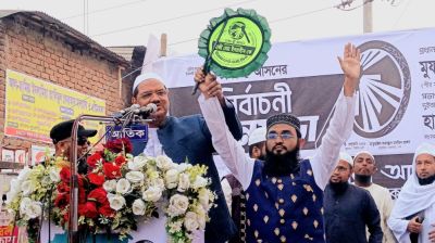 ঢাকা-৫ আসনকে চাঁদাবাজমুক্ত করতে হাতপাখায় ভোট দিন: রেজাউল করিম