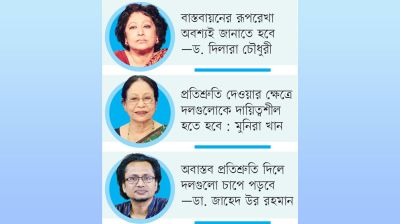 বাস্তবায়নের রূপরেখা দাবি