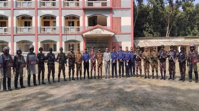 সাতক্ষীরা ৩৩ বিজিবির ৩৫ প্লাটুন সদস্য নির্বাচনি মাঠে