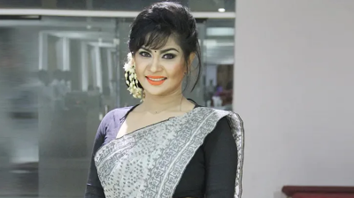ধানের শীষের প্রচারণায় চিত্রনায়িকা শিমলা