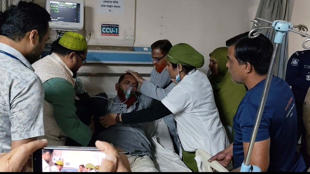 ৭৪ লাখ টাকাসহ আটক সেই জামায়াত আমির রমেক হাসপাতালে ভর্তি