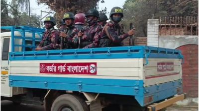 সীমান্তবর্তী হিলিতে নির্বাচনি নিরাপত্তা জোরদার