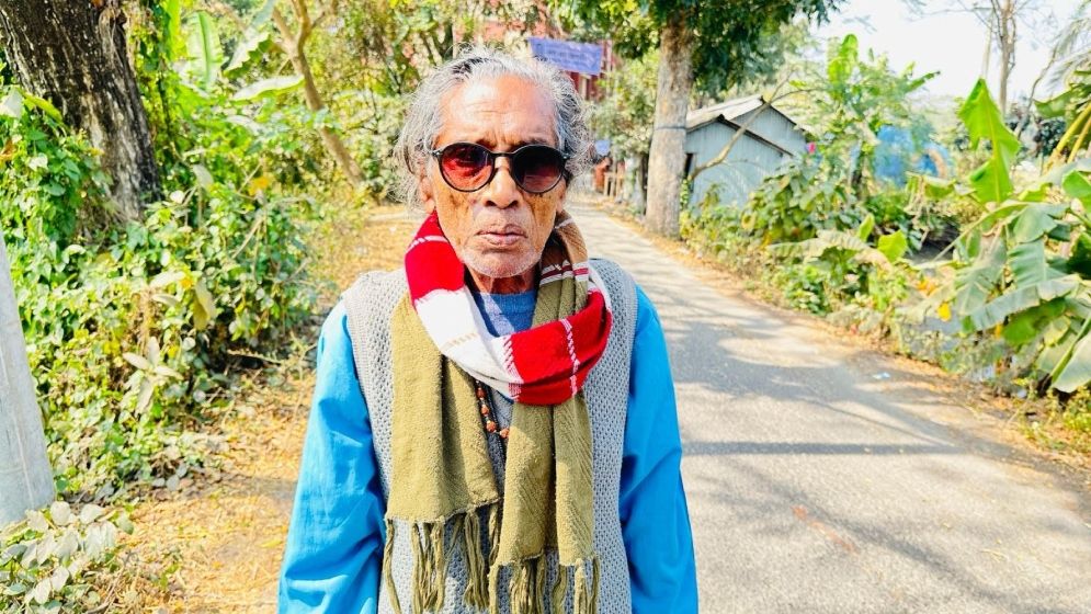 ভোট দিলেন শতবর্ষী ধীরেন্দ্রনাথ