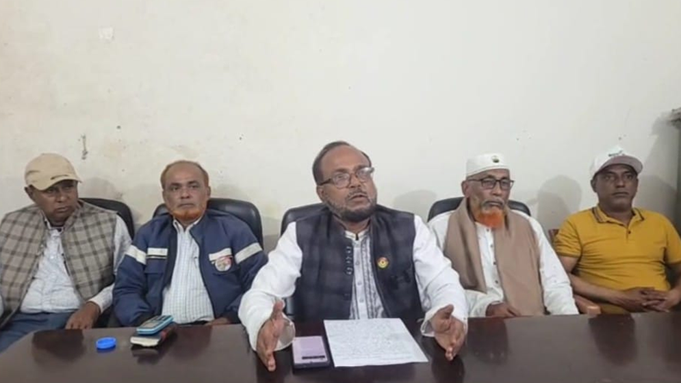 মদনে বিএনপির সংবাদ সম্মেলন