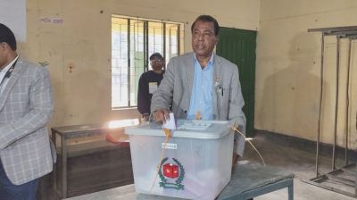 বগুড়ায় শান্তিপূর্ণ পরিবেশে চলছে ভোটগ্রহণ