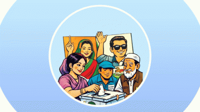 রাজধানীতে উৎসবের আমেজে ভোট