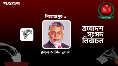 ধানের শীষের প্রার্থী রুহুল আমিন দুলালের জয়লাভ