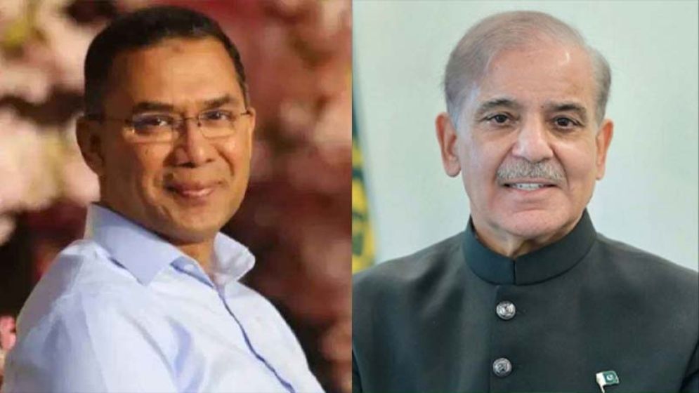 তারেক রহমানকে অভিনন্দন জানালেন শাহবাজ শরিফ