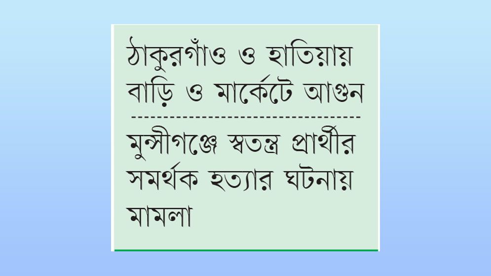 কালীগঞ্জে আটজনসহ চার জেলায় আহত ১৩