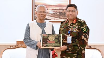 প্রধান উপদেষ্টার সঙ্গে সেনাপ্রধানের বিদায়ী সাক্ষাৎ