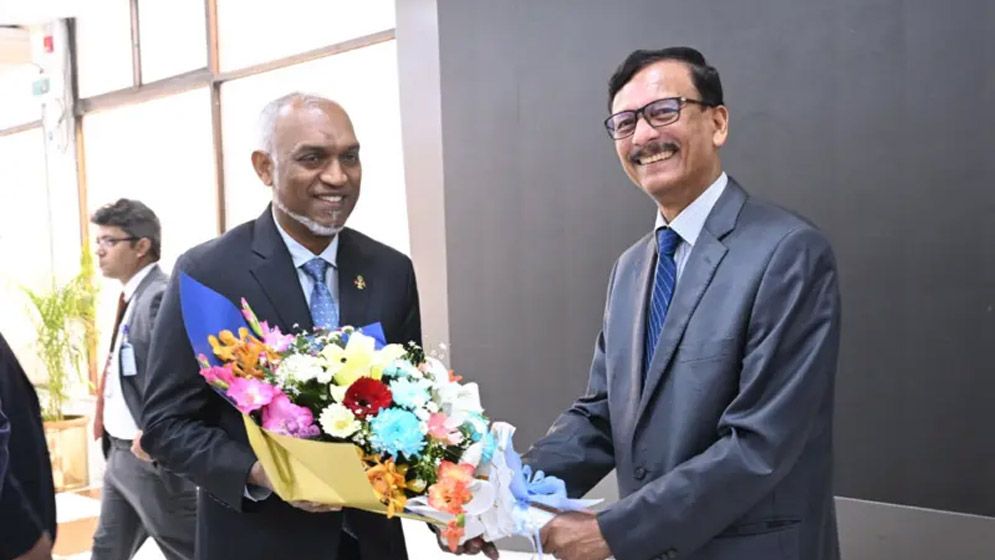 শপথ অনুষ্ঠানে যোগ দিতে ঢাকায় মালদ্বীপের প্রেসিডেন্ট