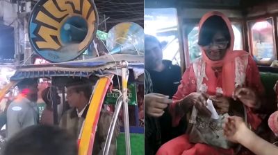 ২৪৫ ভোট পেয়ে মাইকিং করে ভোটারদের ধন্যবাদ জানালেন প্রার্থী নিজেই