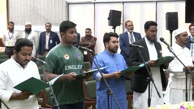 দুটো শপথই নিলেন এনসিপির নির্বাচিত সংসদ সদস্যরা