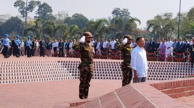 জাতীয় স্মৃতিসৌধে প্রধানমন্ত্রী তারেক রহমানের শ্রদ্ধা