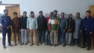 বুড়িচংয়ে চাঁদাবাজির অভিযোগে গ্রেফতার ৯