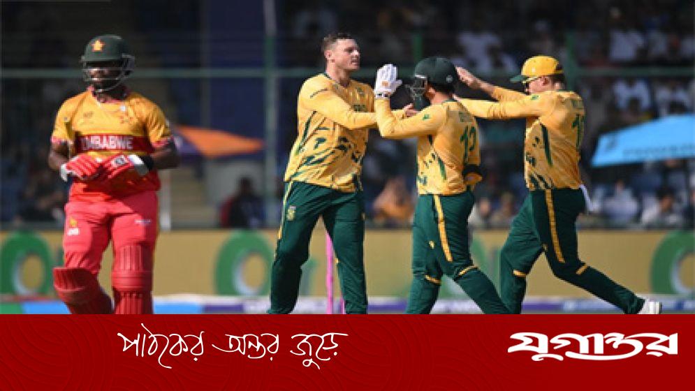 টি-টোয়েন্টি বিশ্বকাপে অপরাজিত দক্ষিণ আফ্রিকা, সেমিফাইনালে অগ্রসর