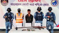 জাহাঙ্গীর বাহিনীর সদস্য অস্ত্র-গোলাবারুদসহ আটক