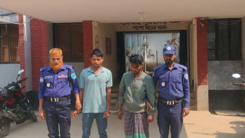 রাজবাড়ীতে তরুণীকে সংঘবদ্ধ ধর্ষণ, গ্রেফতার ২