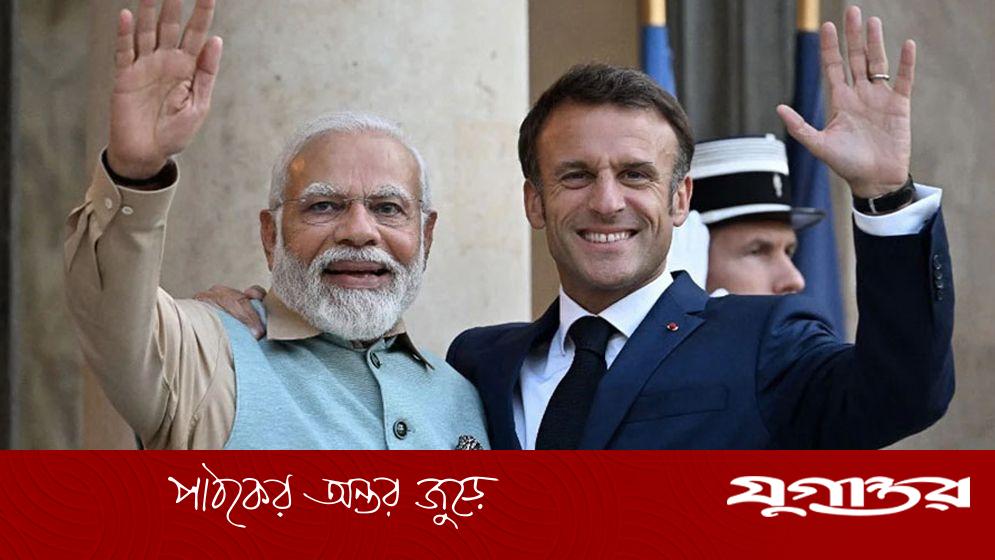 পশ্চিম এশিয়ার যুদ্ধ পরিস্থিতি নিয়ে ম্যাক্রোঁর সঙ্গে মোদির ফোনালাপ