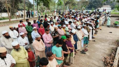 প্যারোলে মুক্তি পেয়ে পিতার জানাজায় ছাত্রলীগ নেতা