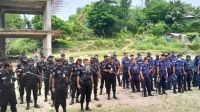জঙ্গল সলিমপুরে যৌথ বাহিনীর অভিযান