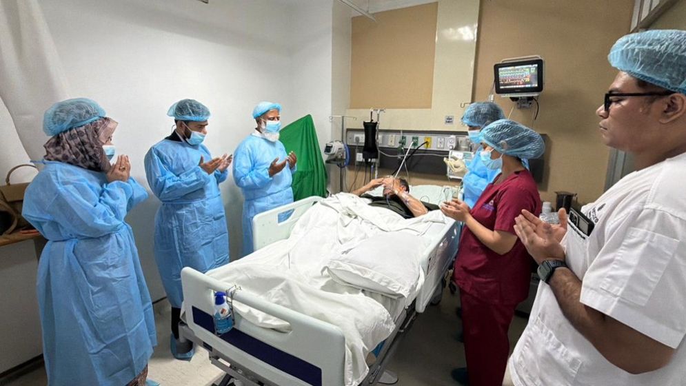 মির্জা আব্বাসকে দেখতে হাসপাতালে জামায়াত আমির