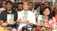 আইনমন্ত্রীর লেখা ‘শুধু মাধবীর জন্য’ বইয়ের মোড়ক উন্মোচন