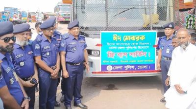 ঈদে পুলিশের ‘ফ্রি বাস’ সার্ভিস চালু