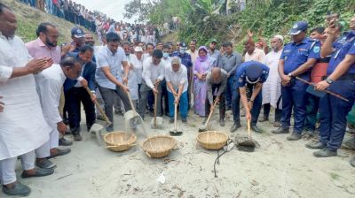 কেরানীগঞ্জে খাড়াকান্দি খাল পুনঃখননের উদ্বোধন করলেন আমান