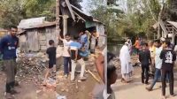 চাঁদা না পেয়ে মুক্তিযোদ্ধার বসতঘর ভাঙচুর-লুটপাটের অভিযোগ যুবদল নেতার বিরুদ্ধে