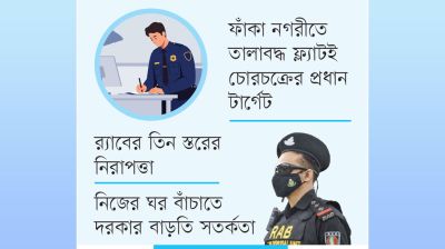 বাসাবাড়ি নিরাপদ রাখতে পুলিশের নিরাপত্তা ছক