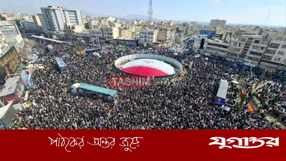 লারিজানির জানাজায় লাখো ইরানির ঢল