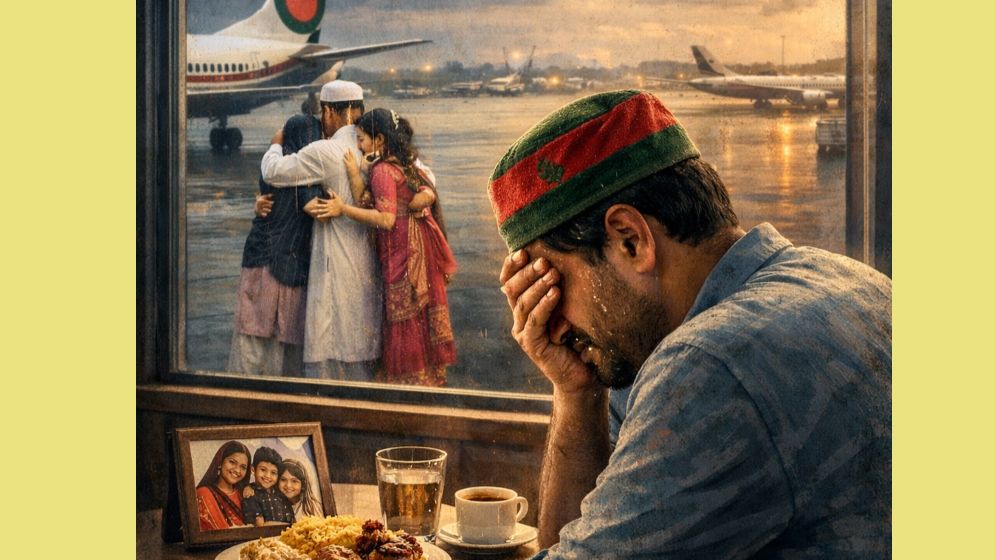 প্রবাসীদের ঈদ : উৎসবের হাসির আড়ালে গভীর শূন্যতা