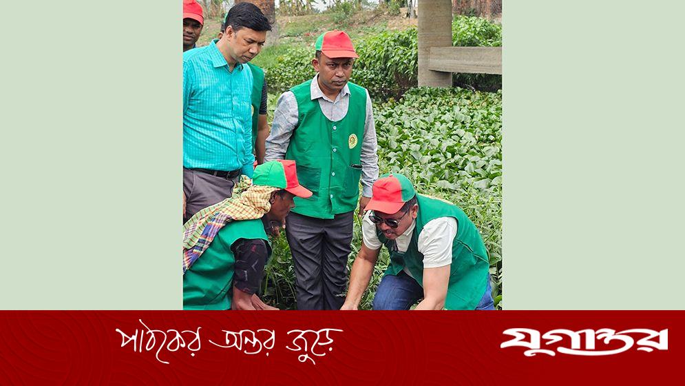 গাজীপুরে জলাবদ্ধতা নিরসনে জিসিসির ১৯টি খাল খনন উদ্বোধন