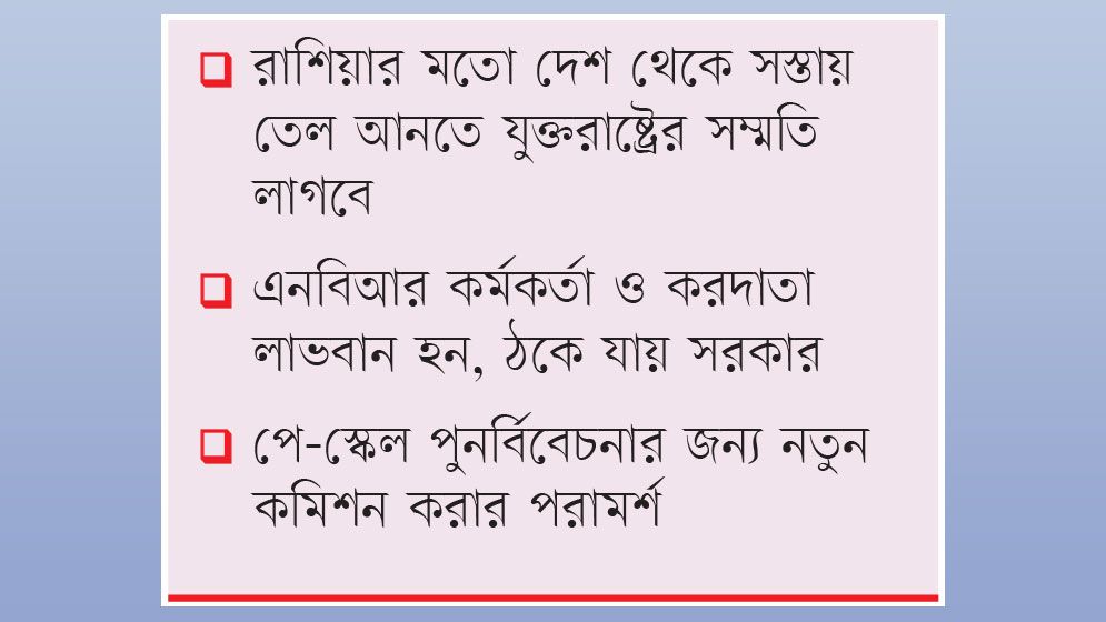 জ্বালানি আমদানি ভূরাজনীতির সঙ্গে জড়িয়ে পড়েছে