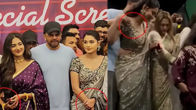 প্রদর্শনীতে ফারিণের গায়ে হাত রেখে সমালোচনার মুখে শাকিব খান