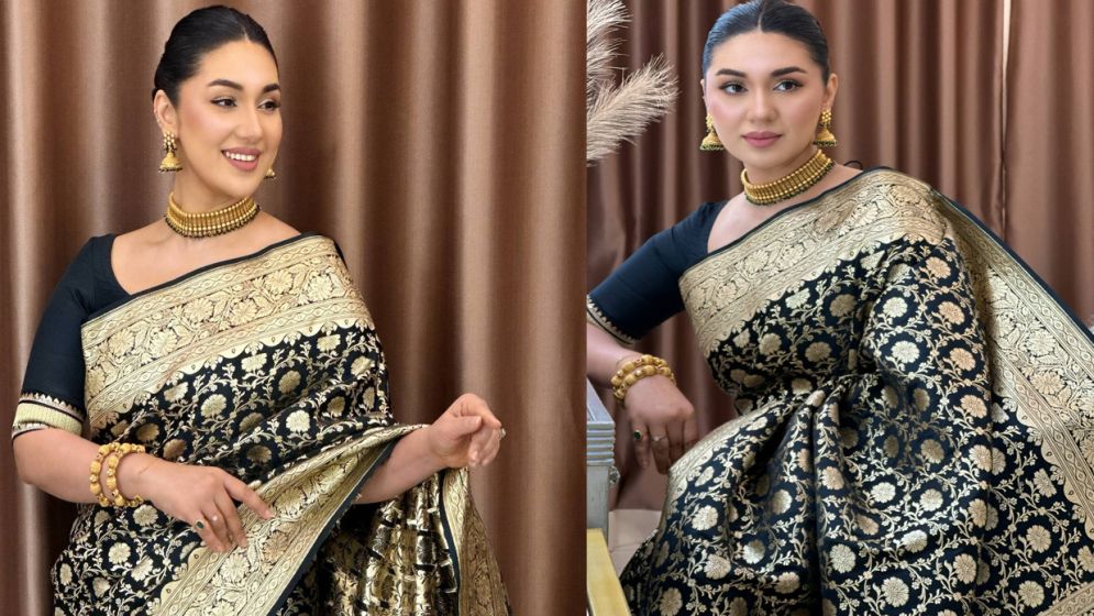 আভিজাত্যপূর্ণ লুকে অপু বিশ্বাস