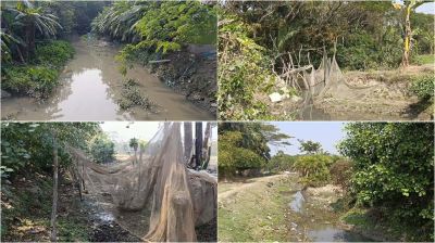 তালতলীতে অস্তিত্ব সংকটে ৭১ খাল, বিপাকে কৃষক