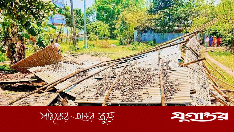গাজীপুরে কালবৈশাখী ঝড়ে টিনের চাল চাপা পড়ে বৃদ্ধের মৃত্যু