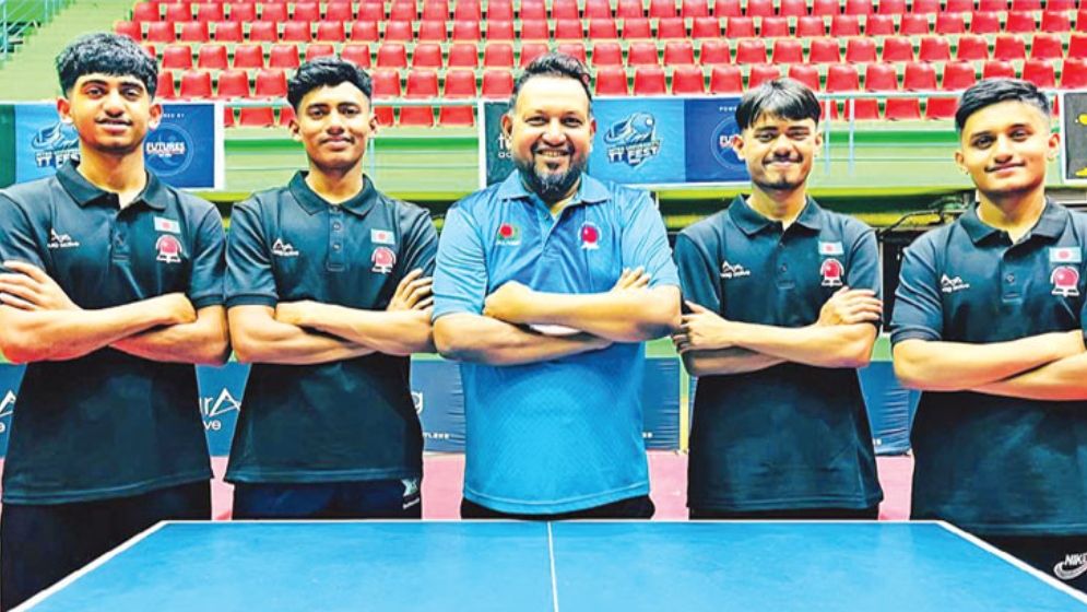 দক্ষিণ এশীয় যুব টিটিতে স্বর্ণজয়