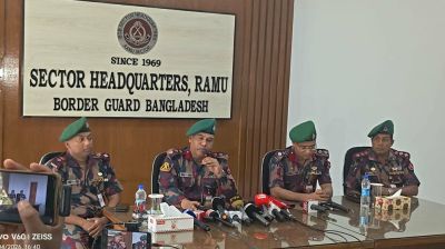 নাইক্ষ্যংছড়ি সীমান্তে মিলল বিপুল পরিমাণ বিস্ফোরক