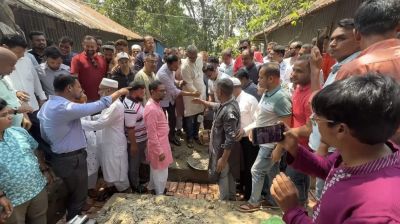 পুলিশের গুলিতে নিহত যুবদল নেতার পরিবারকে বাড়ি দিচ্ছেন প্রধানমন্ত্রী