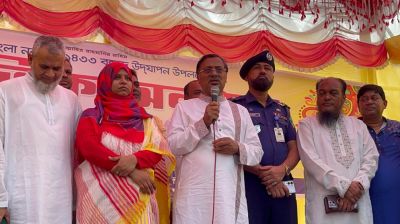 চাঁদপুরে ৪৫ বাজারে খাজনা আদায় বন্ধ ঘোষণা করলেন এমপি মমিনুল