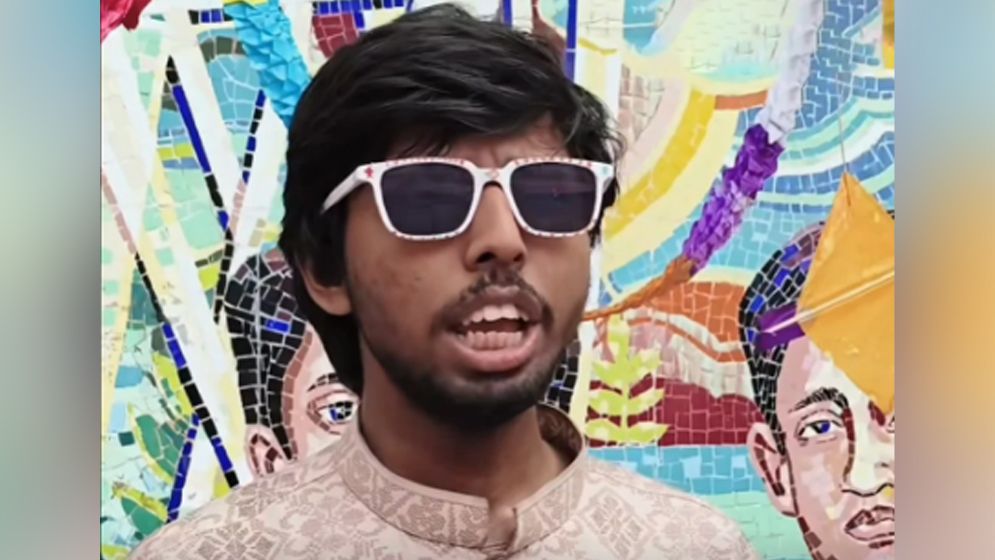 ১২ মাসের নাম বলতে গিয়ে ‘বিভ্রান্ত’ ডাকসু নেতা মোসাদ্দেক